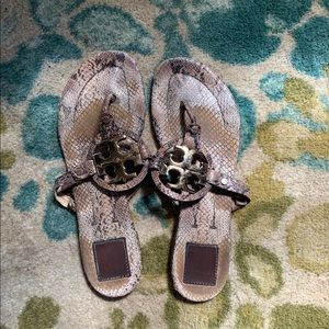 Tory Burch Miller- Snakeskin 9.5